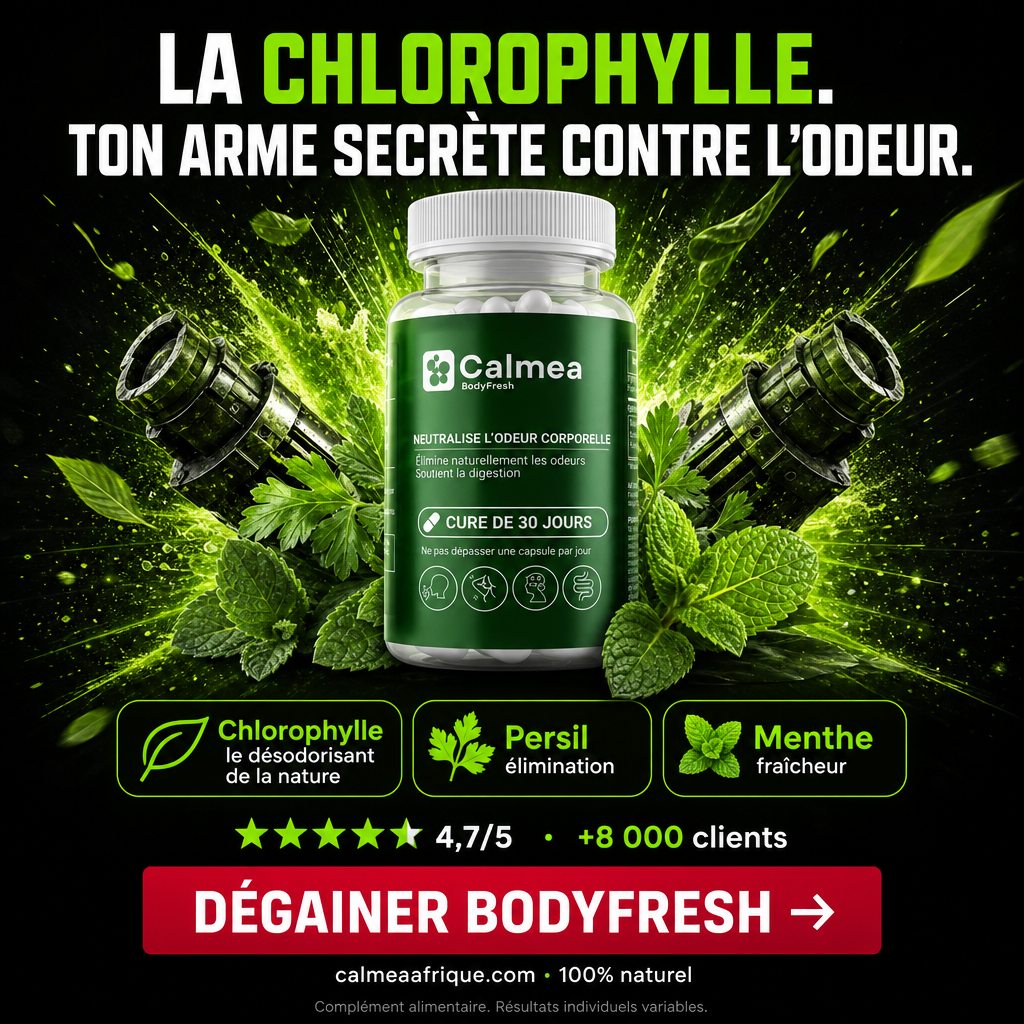 BodyFresh - Les capsules de chlorophylle éliminent les odeurs corporelles