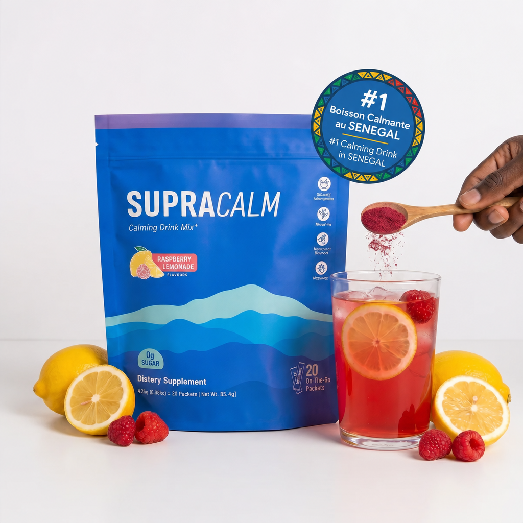SUPRACALM™ – Dites a dieux au stress , au ventre et visage gonflés