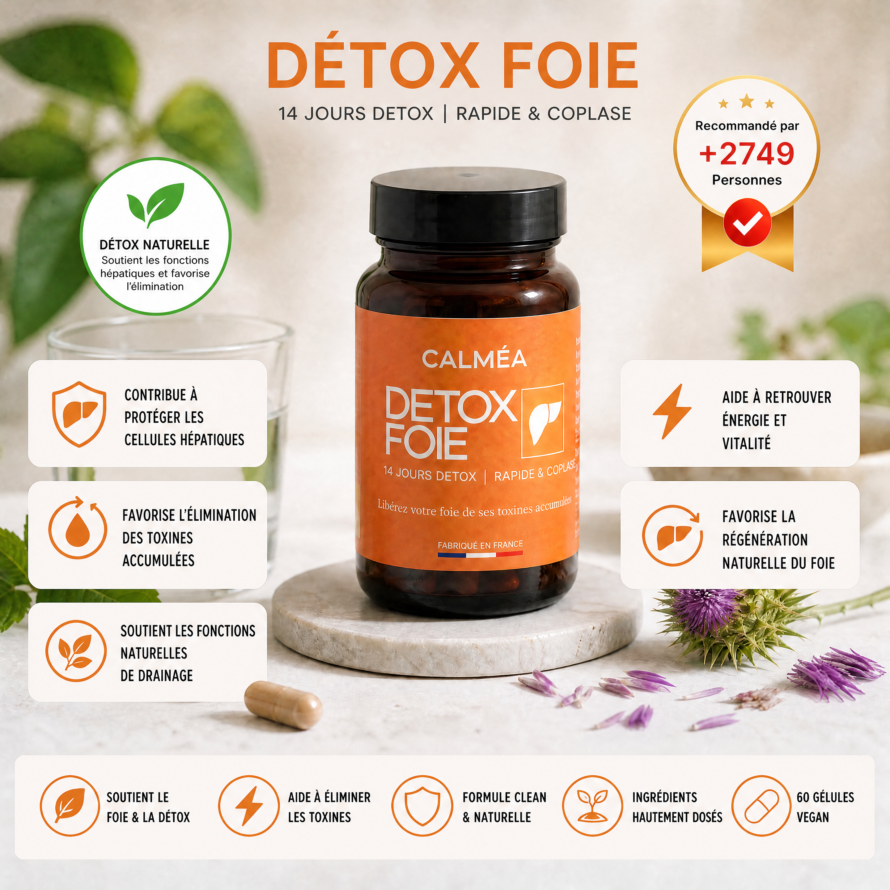 Detox Foie - Libérez votre foie de ses toxines accumulées